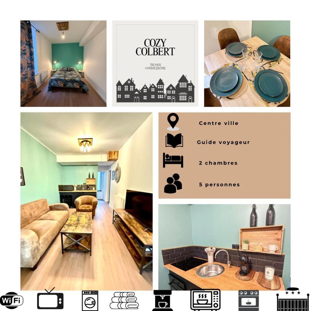 Hyper Centre Le Cozy Colbert Apartment Троа Екстериор снимка